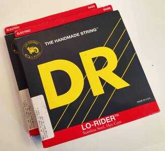 2 SETS in this PACK - DR Lo-Rider MH5-130 Stainless Steel 5 String Long Scale