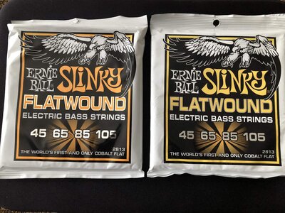 Ernie Ball Slinky Flatwounds 45/105 two sets