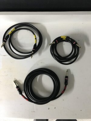 1/4” monster bass cables