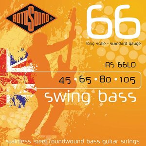 Rotosound RS66LD Long Scale Swing 66 Bass Strings