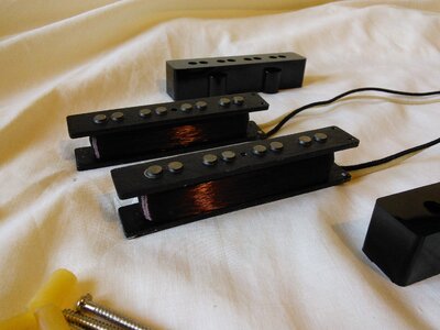 O.C. Duff Custom Hand-Wound Jazz Bass Pickup Set