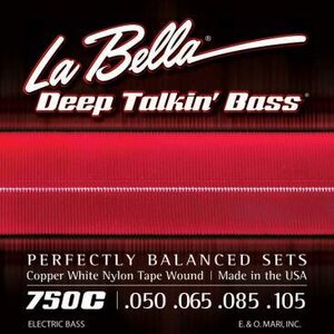 Labella 750c Deep Talkin' Copper White Nylon Tapewounds