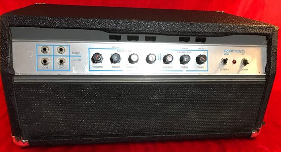 Ampeg SVT Bass Amp, Blue Line, Early-Mid 1971