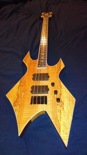 B.C. Rich Warlock (Spalted Neck-Thru) PG Signature Edition