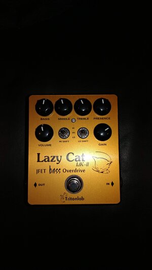 Tritonlab Lazy Cat II Overdrive for Keeley Bassist Compressor (Maybe another good comp)