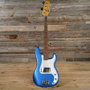 2016 Fender CS Post Modern Bass Relic / Blue Sparkle