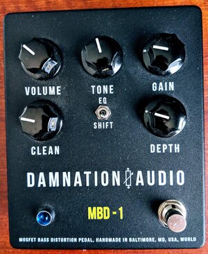 Damnation Audio MBD-1 MOSFET BASS DISTORTION