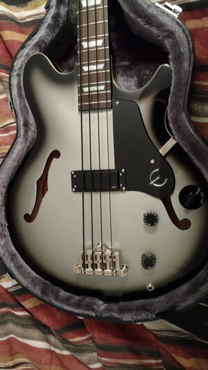 Epiphone Jack Casady Silverburst