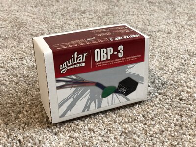 AGUILAR AMPLIFICATION OBP3 THREE BAND ONBOARD BASS PREAMP