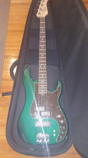 Xotic XP/J 4-String Sherwood Green w/Upgrades (Reduced)