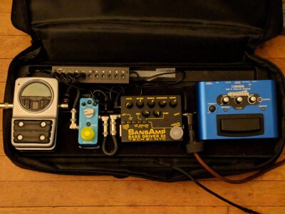 Pedaltrain Mini w/ Carrying Case, Power Brick & Extras