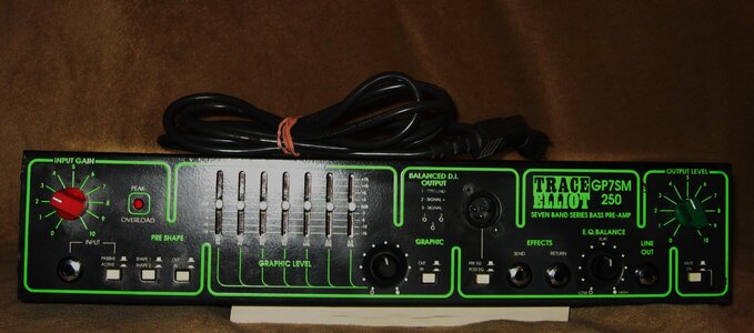 Trace Elliot GP7SM 250 Bass Amp Head Very Nice Condition PRICE DROP