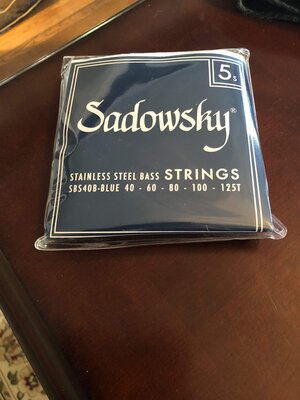 Sadowsky Stainless Steel Strings Light Gauge NEW!