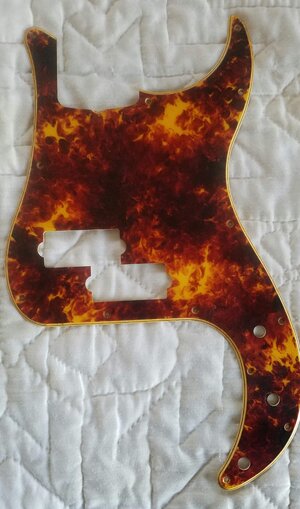 Spitfire Custom p bass pickguard