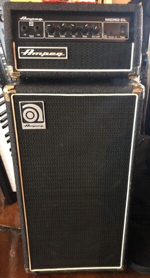 FS/FT Ampeg SVT Micro-CL Bass Stack, Head & Cabinet