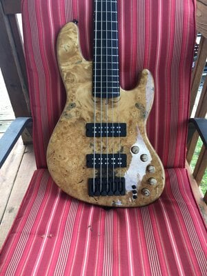 Custom Devon Modern J5 Buckeye Burl loaded with advanced electronics