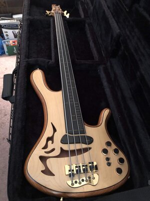 Jerzy Drozd Legend - 4 String Lined Fretless Bass