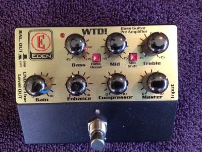 Eden WTDI Preamp DI Pedal