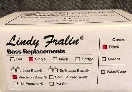 Lindy Fralin Stock P bass pickup