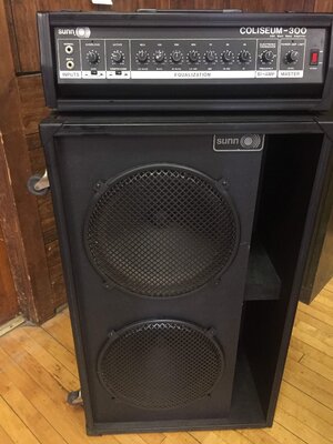 Sunn Coliseum 300 with 2-15 Cab price drop