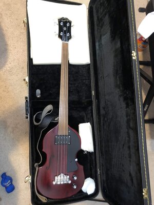 Epiphone EB-1 fretless