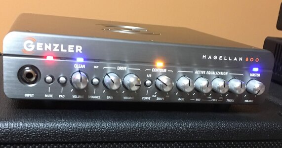 Genzler MG-800 - Magellan 800 Watt Bass Amp Head Bass Amplifier