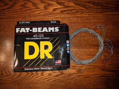 Dr Fat Beam 125-45 5 string for TI Flats