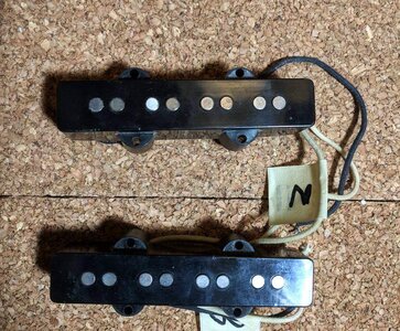 Lindy Fralin Split Jazz Bass Hum Cancelling Pickup Set