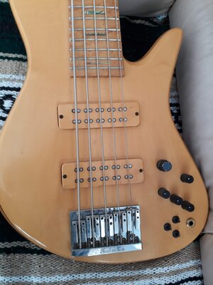 Fodera Emperor Elite II 2004 NAMM bass.