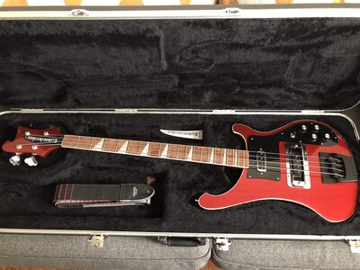 2014 Ruby Rickenbacker 4003 + MANY EXTRAS