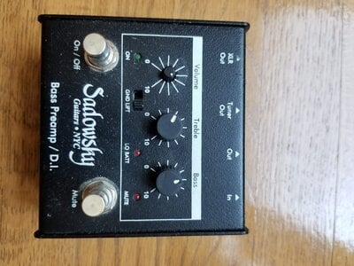 Sadowsky preamp