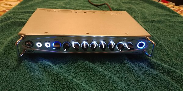 Gallien-Krueger GK MB800 w/original box, switch & rack kit (Pics Added)