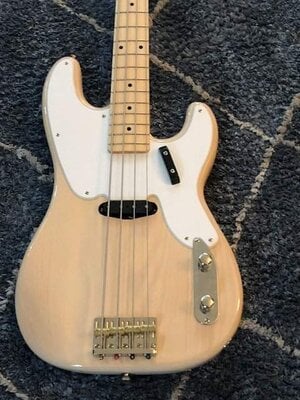 Squier Classic Vibe 50's 4-String P-Bass, White Blonde