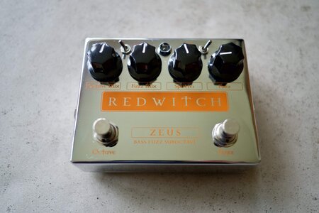 Red Witch Zeus Analog Bass Fuzz Suboctave Pedal