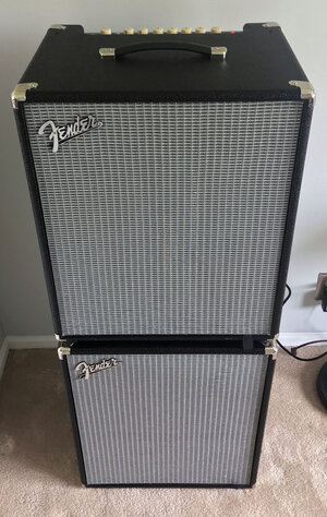 Fender Bass Stack - Fender Rumble 500 Combo Amp & Rumble 210 Cabinet