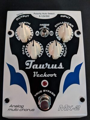 Taurus Vechoor Stereo Multi Chorus and Flanger MK2 White Line