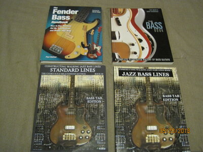 Four Bass Books - Reduced    $ 60. Last Call Before Ebay