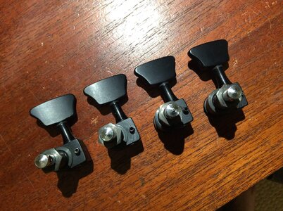 $35 Sperzel TrimLok Black 4-in-Line Locking Tuner Set Very Good Condition