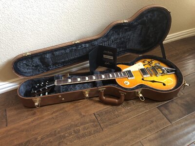 2015 Gibson ES Les Paul Lemon Burst with Bigsby