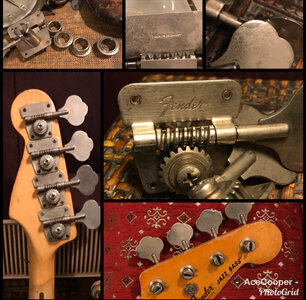 Fender 70s Style Relic or Real, Aged, Nickel Tuning Machines/ Tuners