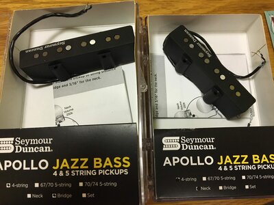 Seymour Duncan Apollo Jazz Bass Pickups - 4 String