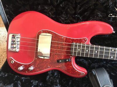 Fender Custom Shop Postmodern P-Bass Dakota Red Journeyman Relic