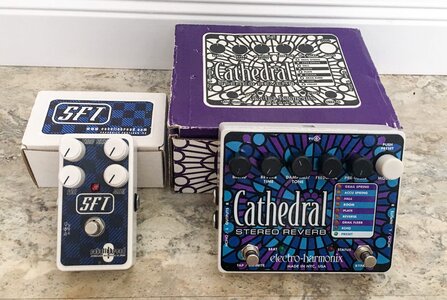 Catalinbread SFT, EHX Cathedral