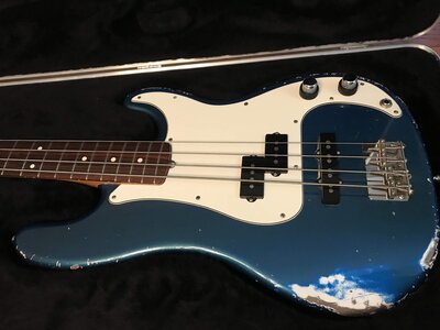 Fender/MJT P+J Bass with Fender USA '62 Reissue Neck and MJT P body