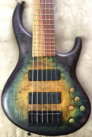 MTD 634-24 Makore / Myrtle, RW / Maple. Nebula Burst - MUST SEE! Made for Winter NAMM 18’ - As New