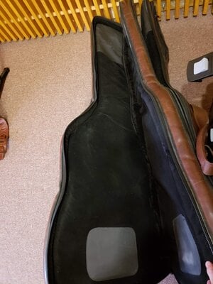 Lowend leather dual bass gig bag