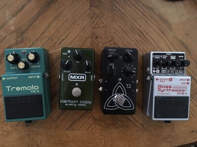 Pedals! Boss, TC Electronic, MXR