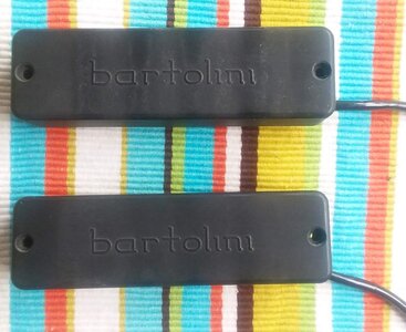 Bartolini P2 size quad coils (5 String, double Jazz, CB series)