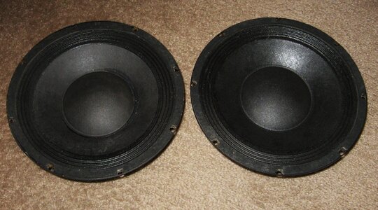 Pair of SWR Eminence 300 Watt 10" 8 Ohm Bass Speakers