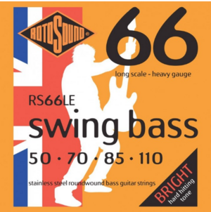 Rotosound RS66LE Swing Bass 66 4 String Heavy (50 - 70 - 85 - 110) Long Scale